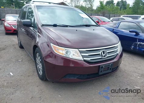 2013 Honda Odyssey Ex-L from USA, damaged, VIN 5FNRL5H60DB080637